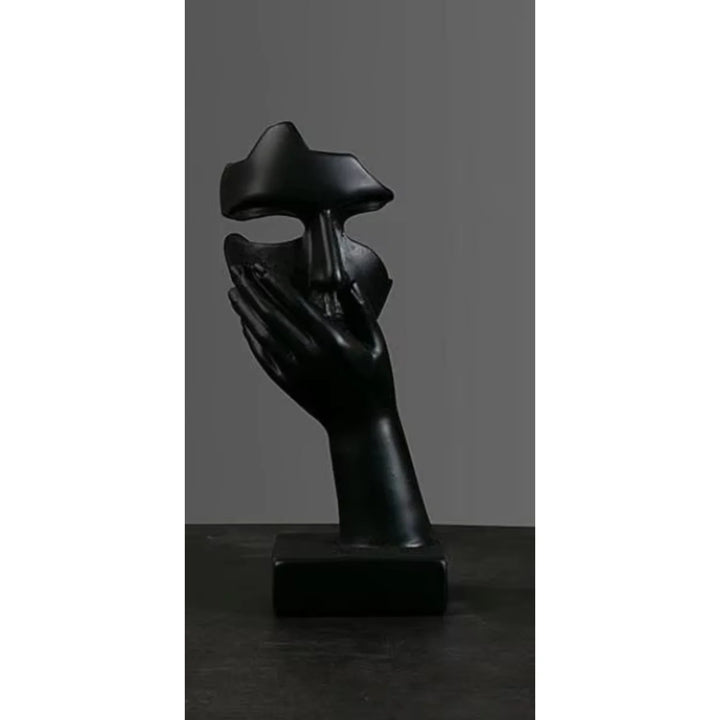 Nordic Resin Abstract Face Sculpture – Modern Decorative Table Statue for Home & Office | Trufairs