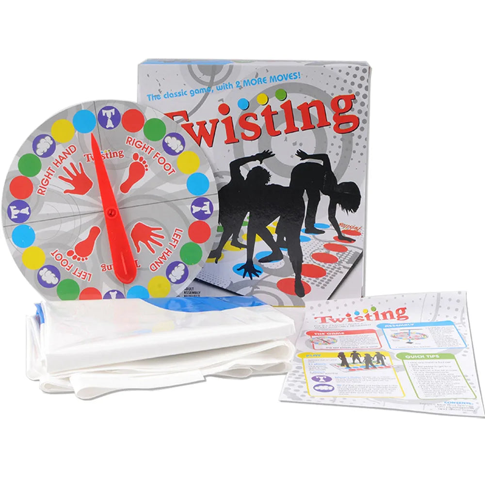 Twister Fun Game Outdoor Board Toy Family Friend Party Toys Twisting the Body for Children Adult Sports Interactive Group Toy