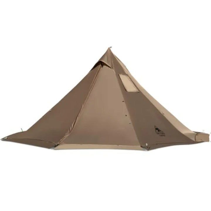 Smokey HUT Hot Tent with Stove Jack Ultralight 4 Season Tipi Tent with Snow Skirt Detachable Floor for Camping Hiking Bushcraft