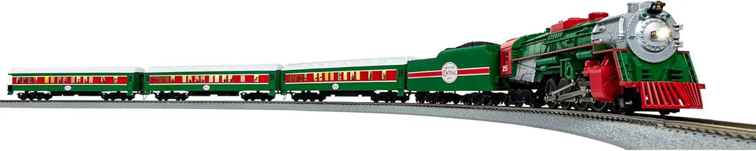Christmas Express Bluetooth Electric HO Gauge Model Train Set with Remote,Multi-color