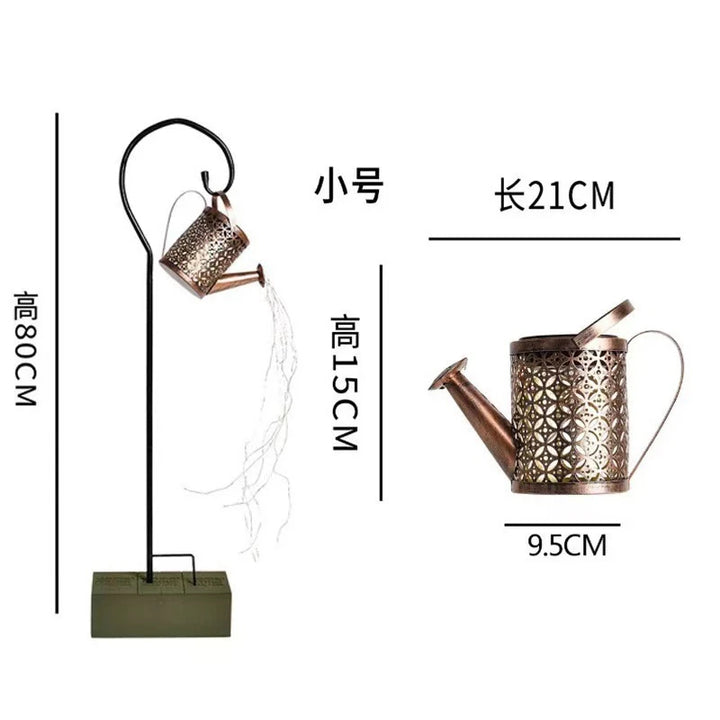 Solar Butterfly Watering Can Garden Light â€“ Waterproof Hanging Fairy Path Accent | Patio, Lawn, Outdoor DÃ©cor | Trufairs