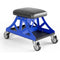 Garage Stool w/Removable Seat for Mechanics,Automotive, DIY,400 lb Capacity Rolling Shop Chair,Black Seat, Blue Frame