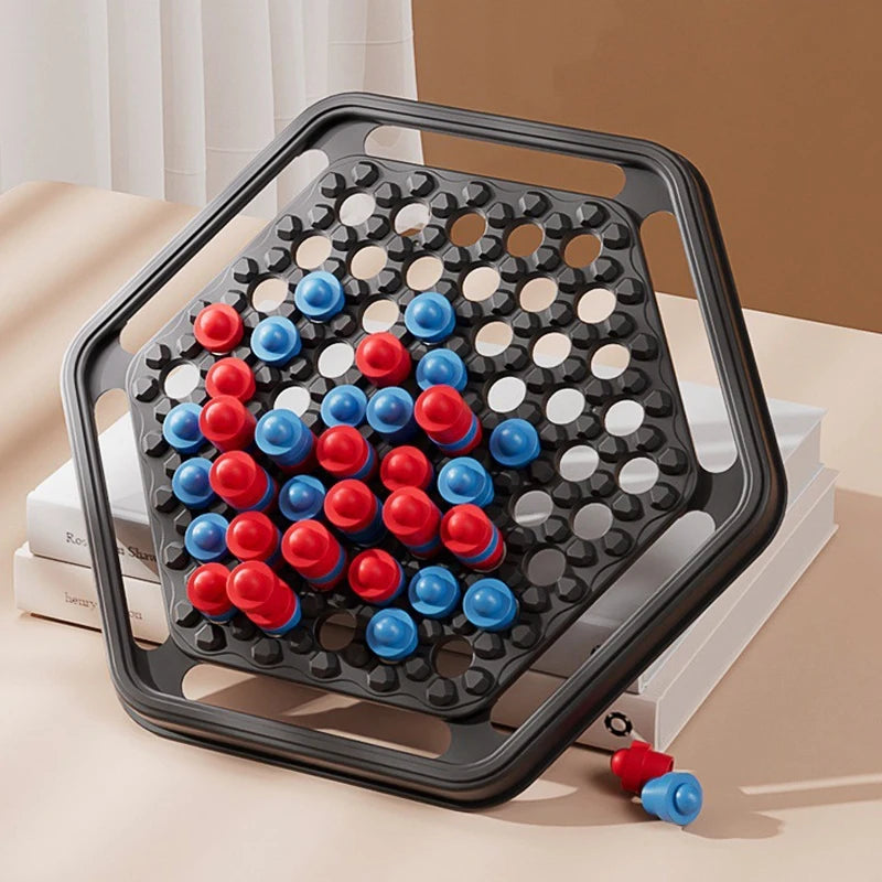 Connect Four Board Game Parent Child Interactive 3D Spatial Thinking Training Children's Board Game Puzzle Toys Birthday Present