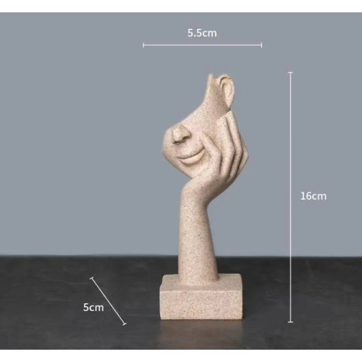 Resin Abstract  Decor Statue Table Decoration for  Room Bedroom Office Nordic Abstract  face  sculpture