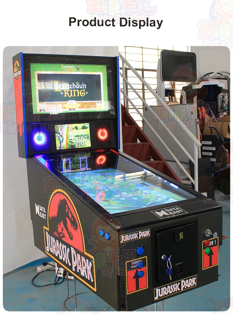 Hot Sale 32 Inch Pinball 4k 1200 Game 43 Inch Virtual Pinball Machine with Bill Pinball Arcade Puzzle with Automatic Flap