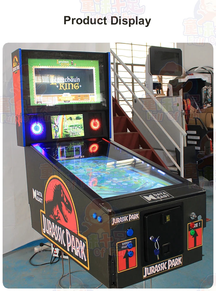 Hot Sale 32 Inch Pinball 4k 1200 Game 43 Inch Virtual Pinball Machine with Bill Pinball Arcade Puzzle with Automatic Flap