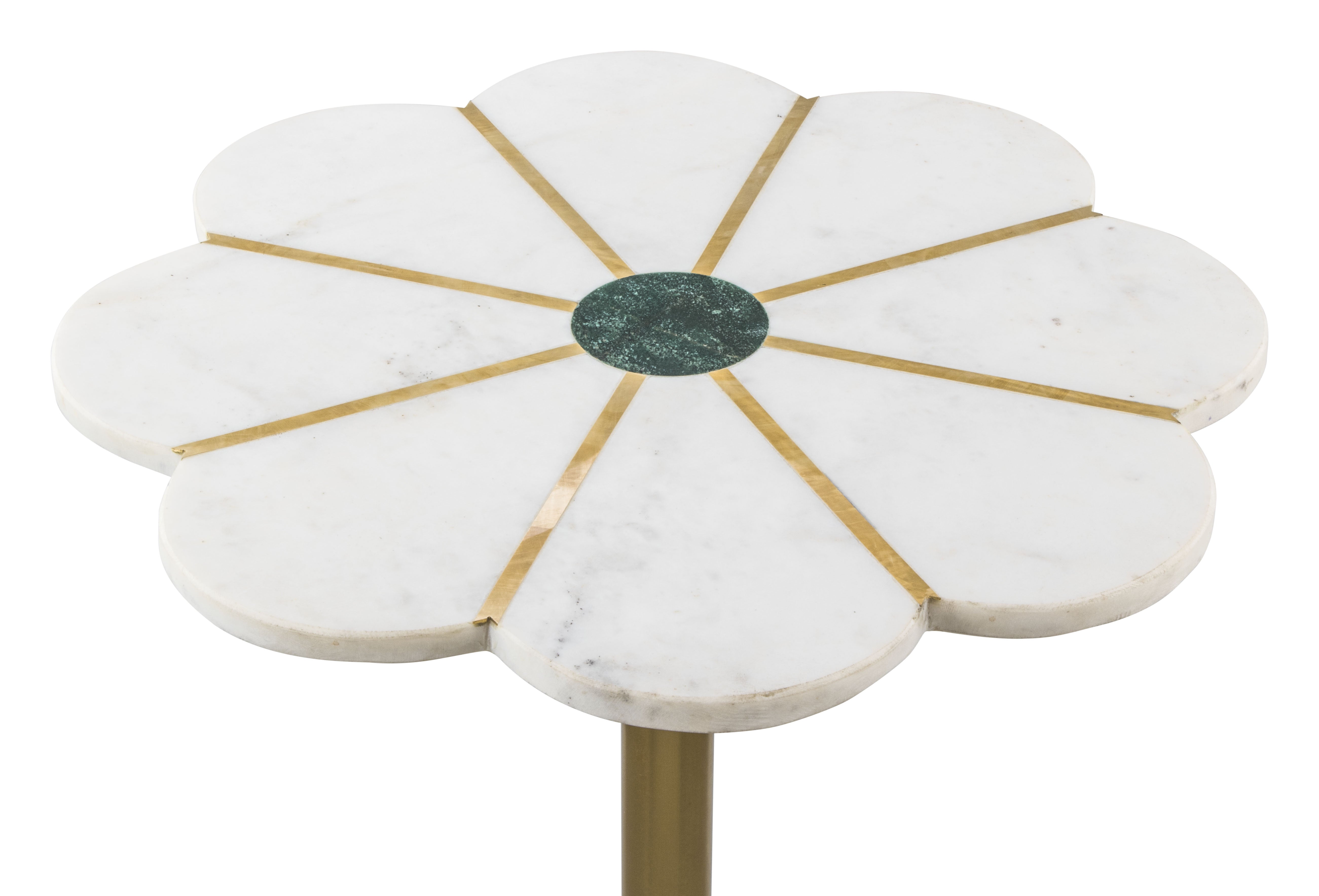 Scallop Side Table Multicolor