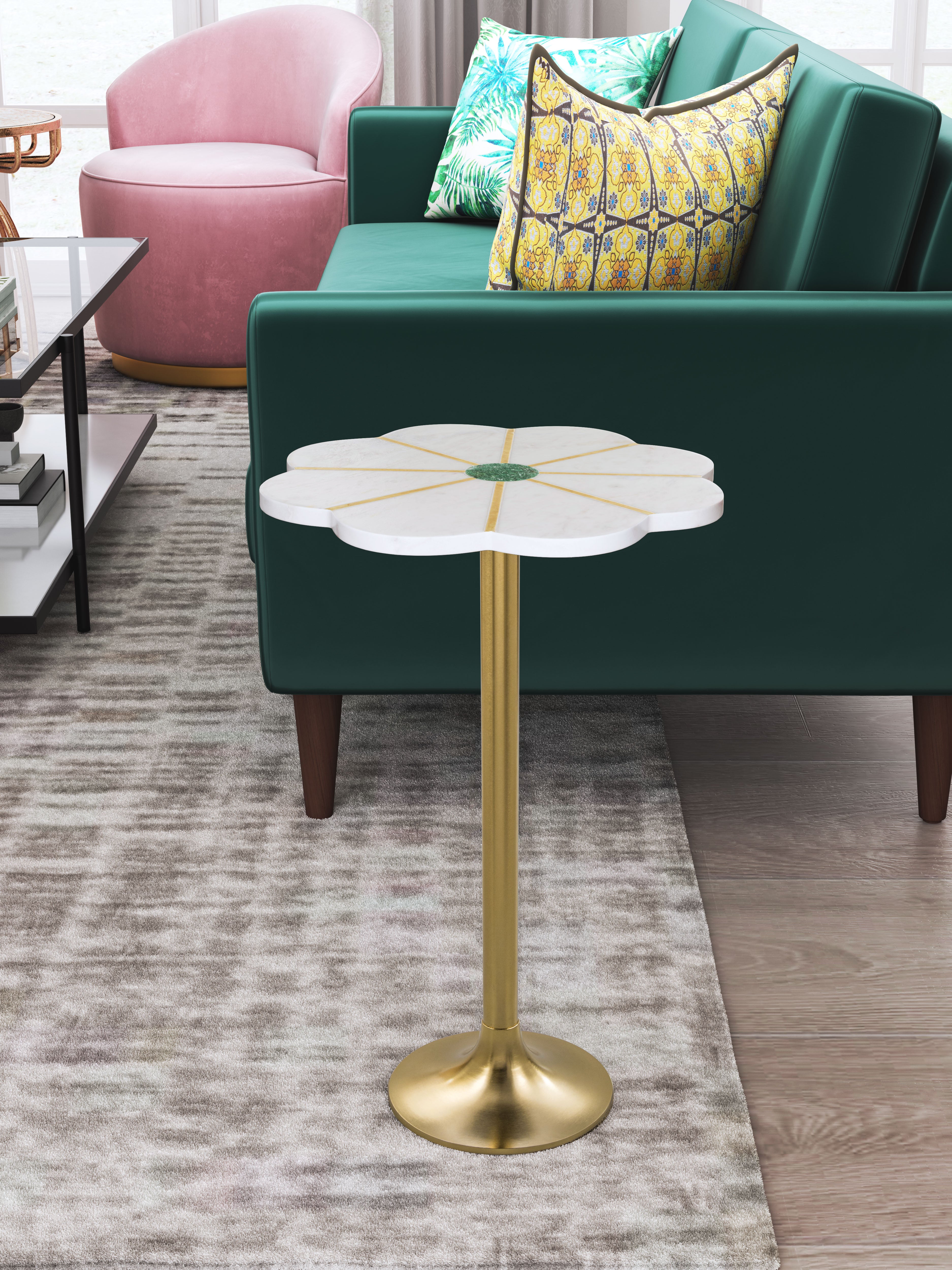 Scallop Side Table Multicolor