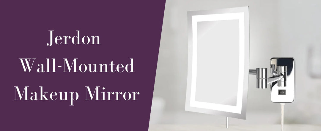 (UUX) Rectangular 6.5- x 9 Mount  Makeup Mirror with 5X Magnification and 15.5Inch Wall Extension  Ni UQ