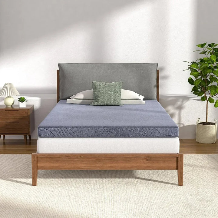 8 Inch Full Size Mattress, Charcoal Infused Memory Foam, Medium Firm with Washable Cover for Full Bed Frame, Pressure Relieve