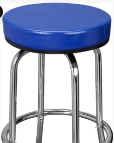 Swivel Bar Stool for Garage & Shop, 250-330 lb