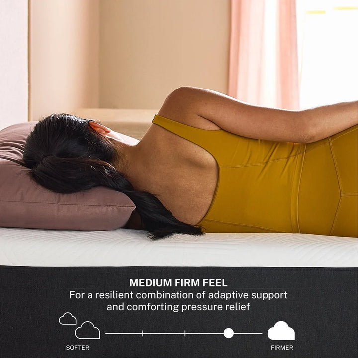 10 Inch Hybrid Mattress Queen Innerspring Gel Memory Foam Medium Firm Antimicrobial Cooling Technology Pressure Relief Support