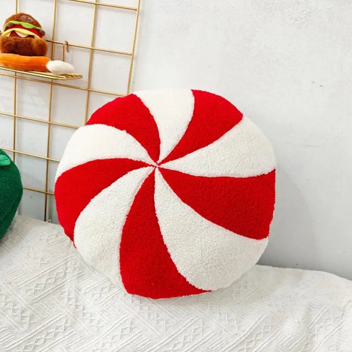 Candy Cane Pillow Comfortable Soft Christmas Pillows Bright Colors Throw Pillows Plushies Pillow Toy For Men Women Children
