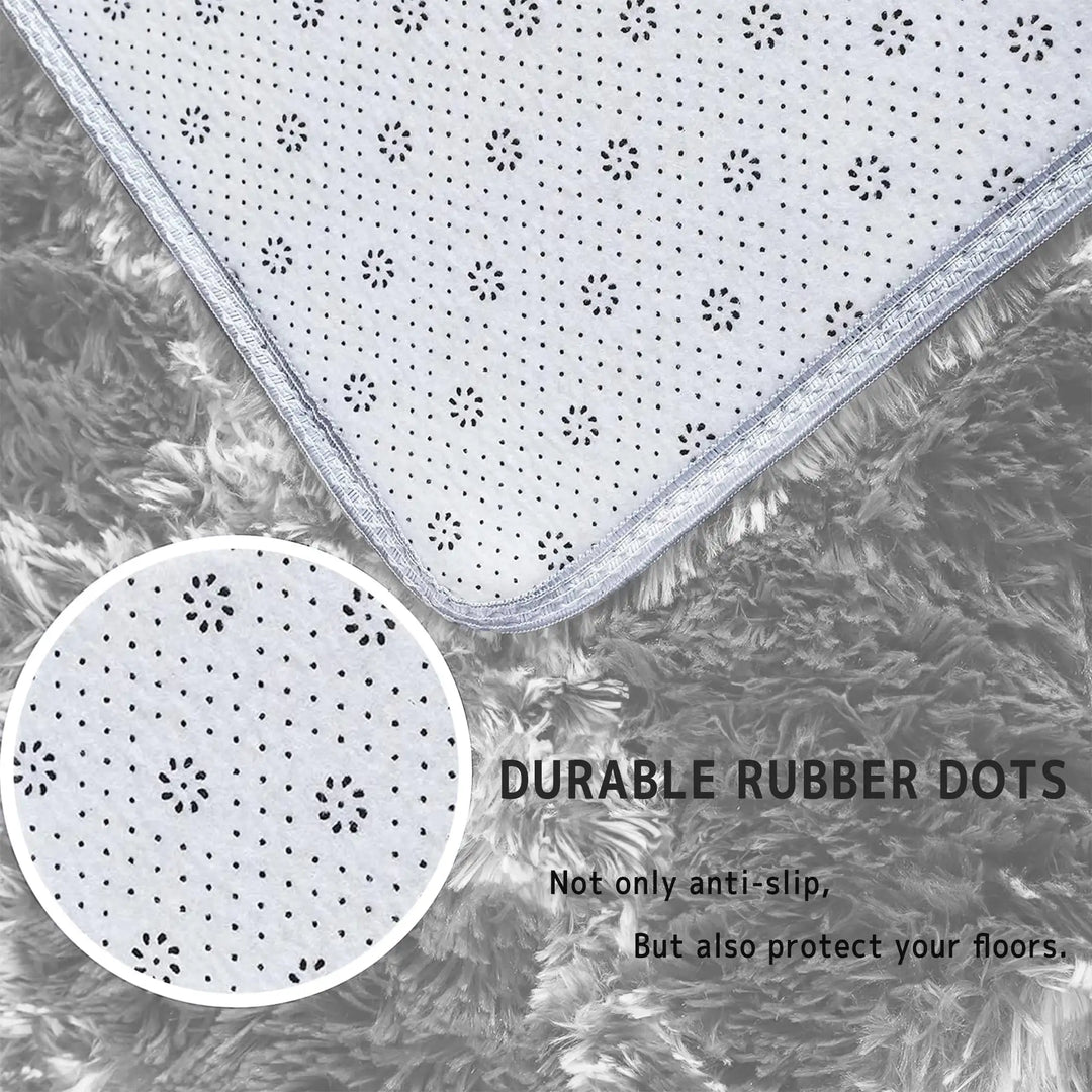 Area Rug Living Room Photography Mat 5ft x 8ft Ultra Shag Area Rug Fluffy Rug Soft Fuzzy Non-Slip Carpet Mat Home Decor