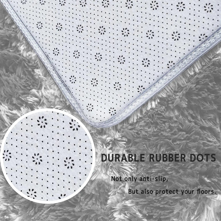 Area Rug Living Room Photography Mat 5ft x 8ft Ultra Shag Area Rug Fluffy Rug Soft Fuzzy Non-Slip Carpet Mat Home Decor