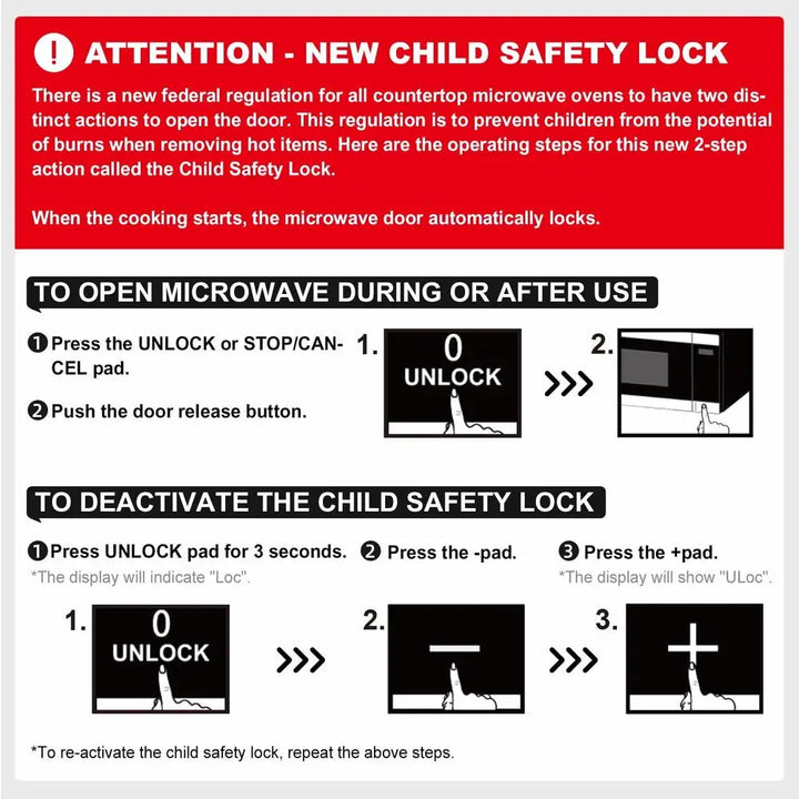 Air Fry Convection Microwave 900W Stainless Steel 0.9 Cu ft 3-in-1 Multifunctional Oven New Technology Auto-Cook/Reheat Compact