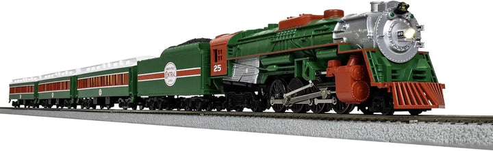 Christmas Express Bluetooth Electric HO Gauge Model Train Set with Remote,Multi-color