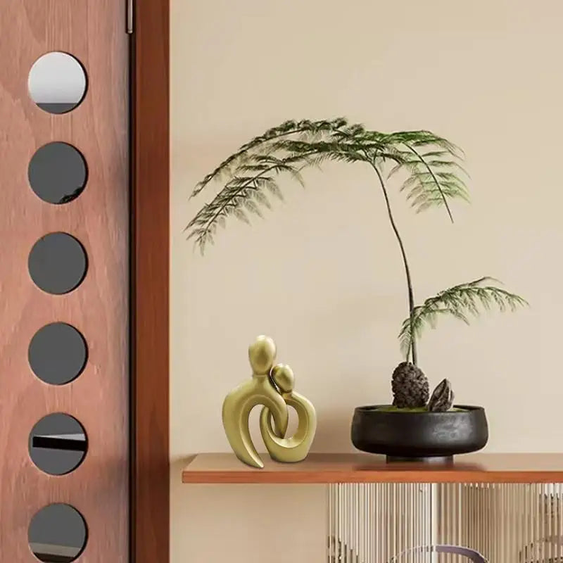 Couple Statue Aesthetic Resin Statue Home Decor Couple Statue Love Sculpture Couple Abstract Art Statue Modern Decor for Bedroom