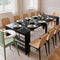 expandable dining table seats 2-12, space-saving design with storage for gatherings and events