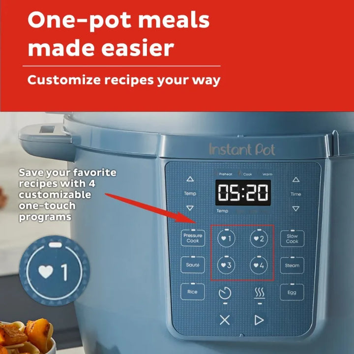 Instant Pot RIO Chef Series 6 Qt Pressure Cooker and Multi-Cooker