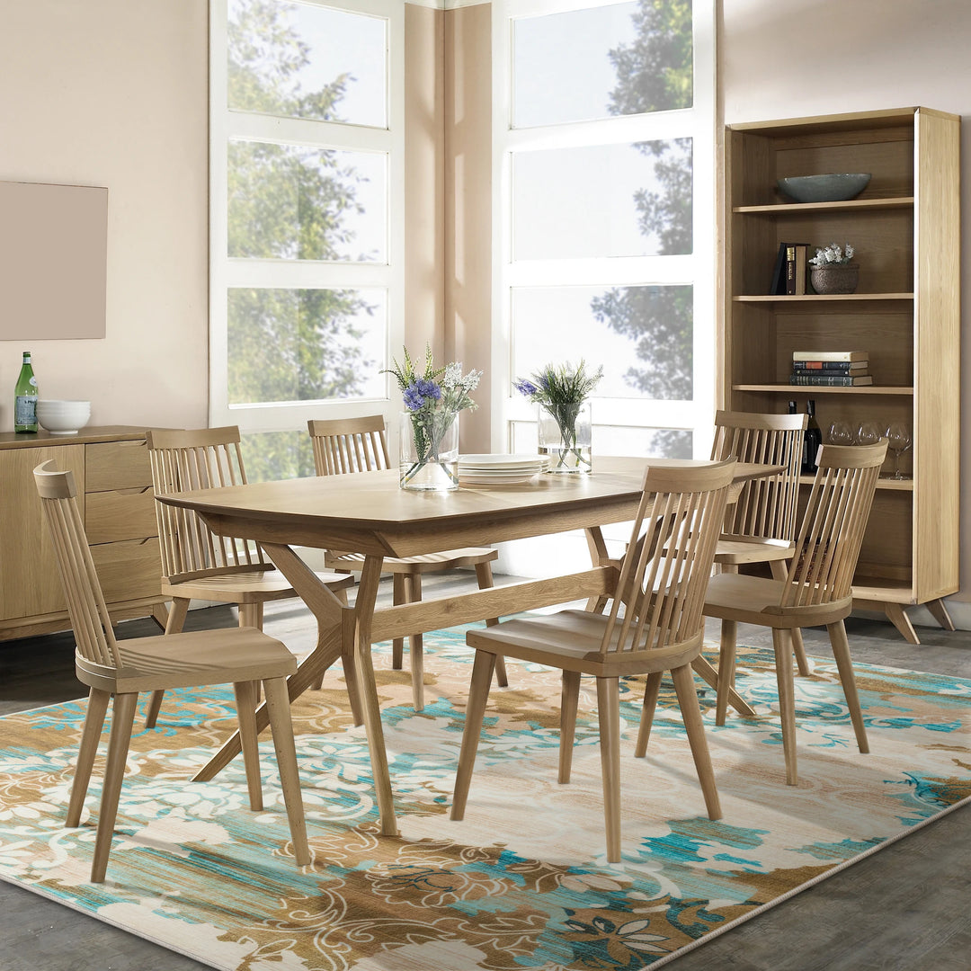 Area Rugs for Living Room Elegant Floral Traditional Faux Wool Area Rug