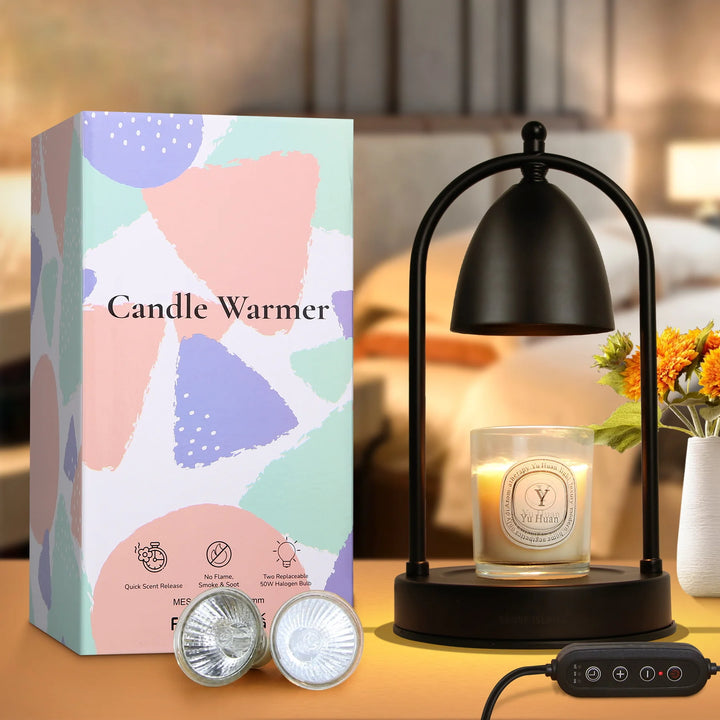 Candle Heating Lamp With Adjustable Height Electric Candle Heating Light with Timer Suitable For Scented Large Cans Of Candles