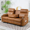 RPD4-3 seater recliner. PU leather recliner sofa. Home Theater Seating with flipped middle backrest. R
