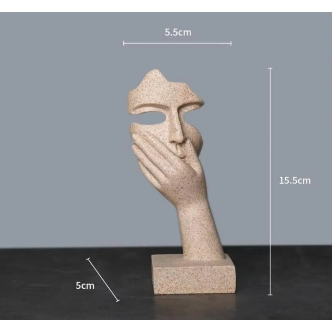 Resin Abstract  Decor Statue Table Decoration for  Room Bedroom Office Nordic Abstract  face  sculpture