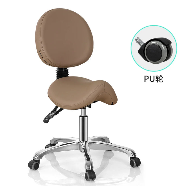 Rotating lift chair Beauty salon Surgical technician chair Round stool Haircut PT stool Pulley Big chair Beauty stool Backrest