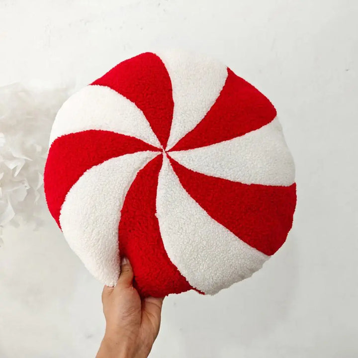 Candy Cane Pillow Comfortable Soft Christmas Pillows Bright Colors Throw Pillows Plushies Pillow Toy For Men Women Children