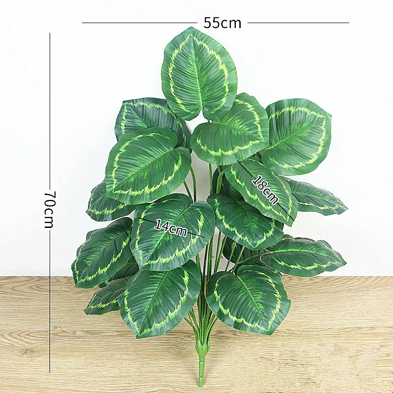 Artificial Plant Green Fake Banyan Tree Simulated Palm Tree Indoor And Outdoor Beautification Hotel Office Balcony Home Decor