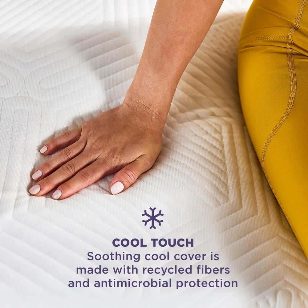 10 Inch Hybrid Mattress Queen Innerspring Gel Memory Foam Medium Firm Antimicrobial Cooling Technology Pressure Relief Support