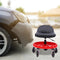 220 LBS Rolling Garage Stool Adjustable Height Mobile Rolling Gear Seat Round Tray Garage Pneumatic Stool
