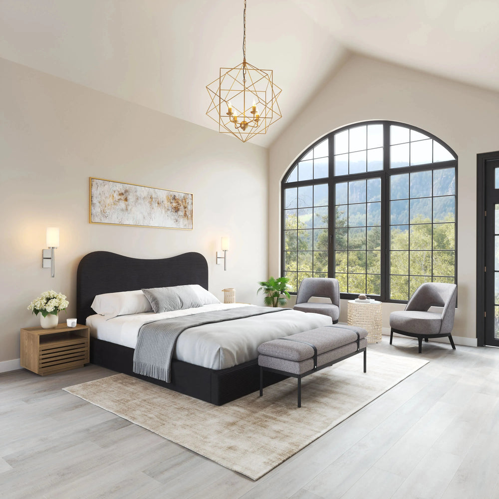 Sele King Bed Black