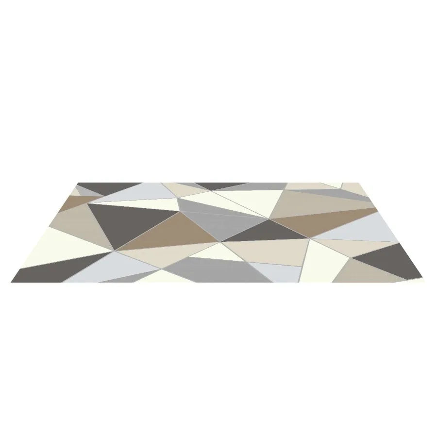 Large Area Rug 5 x 7 ft AntiSkid TearResistant Floor Mat Modern Charcoal Gray