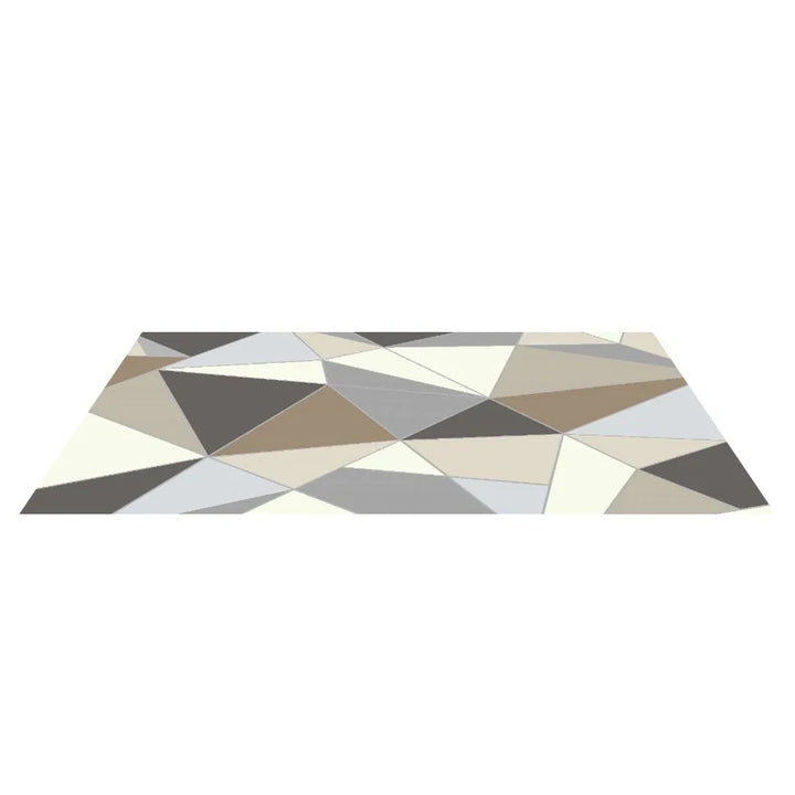 Large Area Rug 5 x 7 ft AntiSkid TearResistant Floor Mat Modern Charcoal Gray