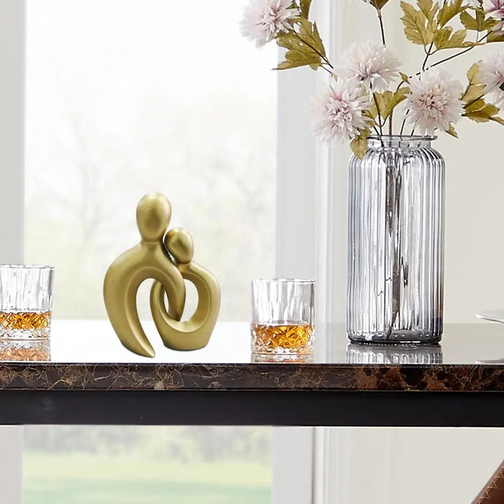 Couple Statue Aesthetic Resin Statue Home Decor Couple Statue Love Sculpture Couple Abstract Art Statue Modern Decor for Bedroom