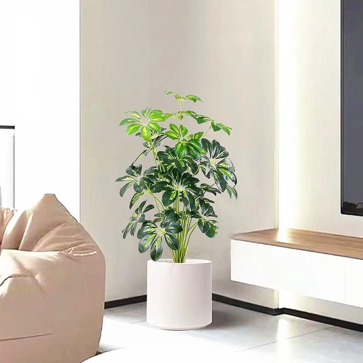 Artificial Plant Green Fake Banyan Tree Simulated Palm Tree Indoor And Outdoor Beautification Hotel Office Balcony Home Decor