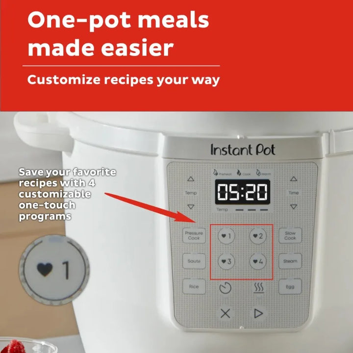Instant Pot RIO Chef Series 6 Qt Pressure Cooker and Multi-Cooker