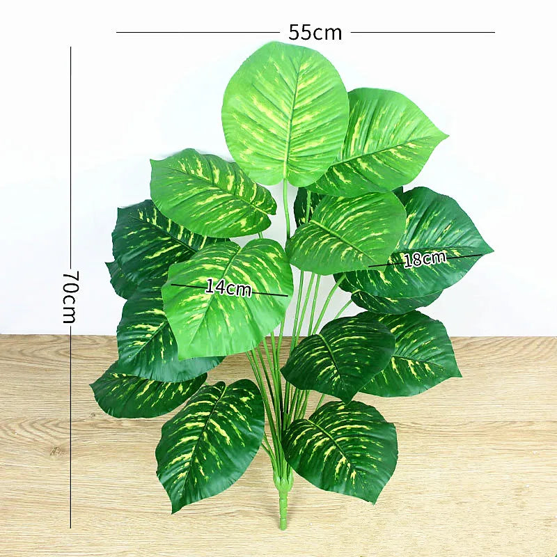 Artificial Plant Green Fake Banyan Tree Simulated Palm Tree Indoor And Outdoor Beautification Hotel Office Balcony Home Decor