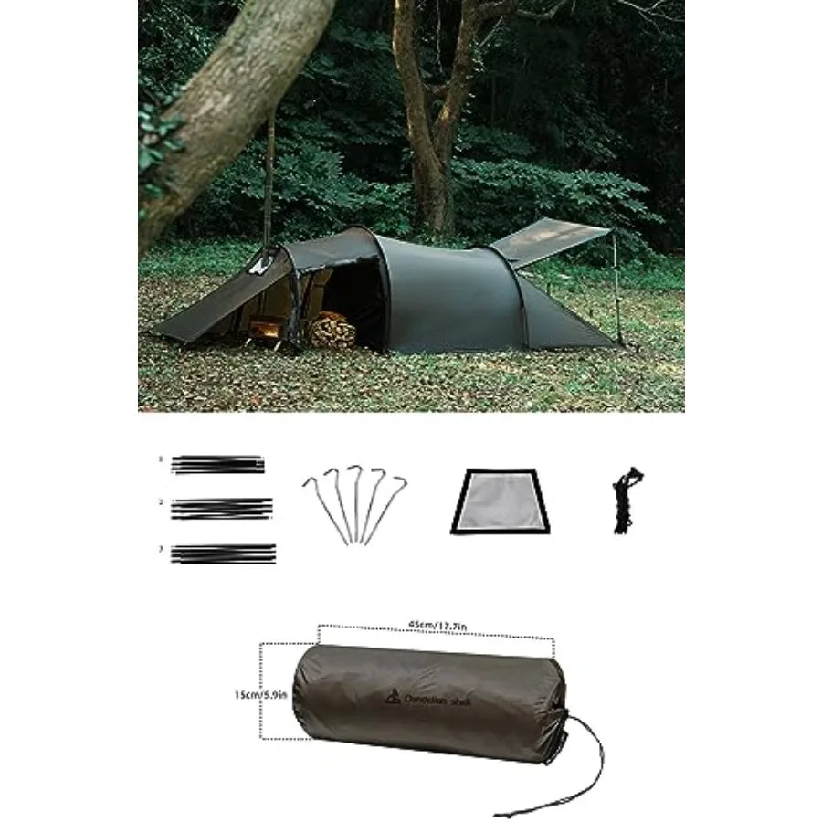 Hot Tent with Stove Jack for 12 Person Camping Tent Winter Tent 4 Season Tent Backpacking for Camping Hiking Hunting Fishing Wa