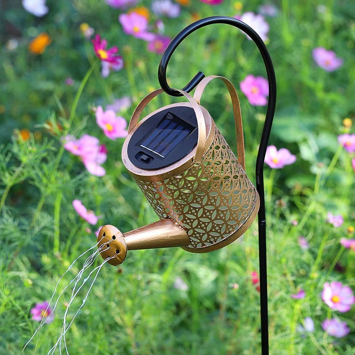 Solar Butterfly Watering Can Garden Light â€“ Waterproof Hanging Fairy Path Accent | Patio, Lawn, Outdoor DÃ©cor | Trufairs