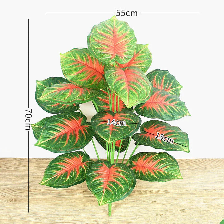 Artificial Plant Green Fake Banyan Tree Simulated Palm Tree Indoor And Outdoor Beautification Hotel Office Balcony Home Decor