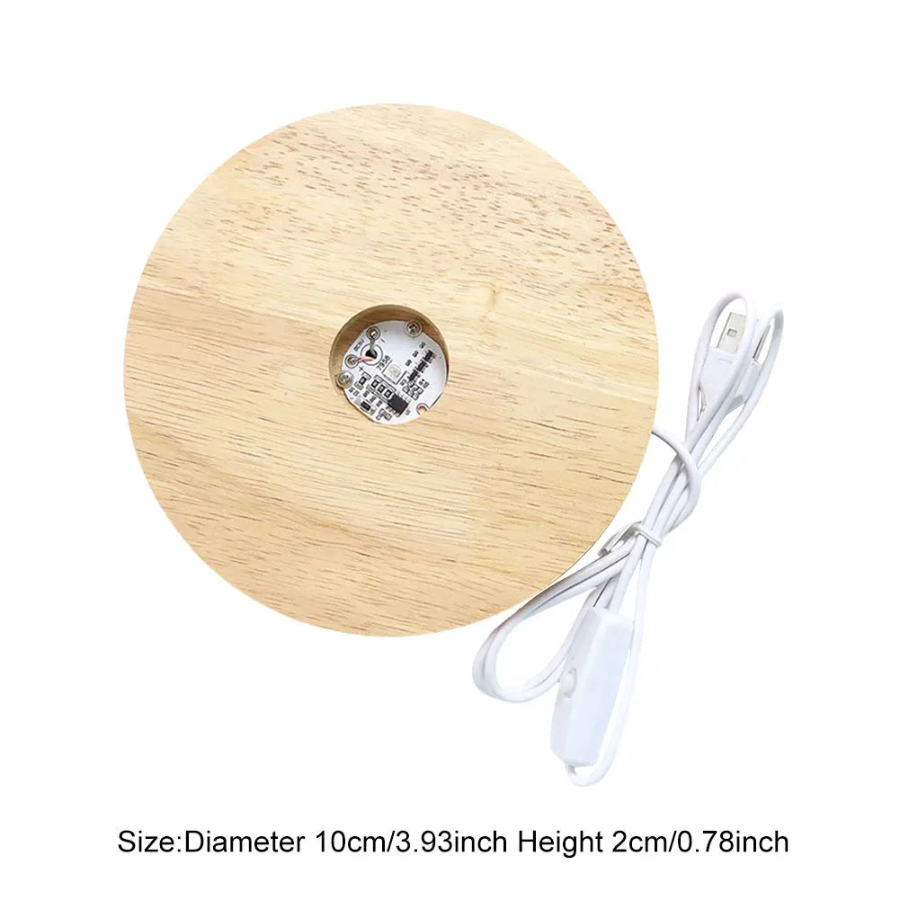 USB LED Night Light Galaxy Crystal Ball 3D Moon Planet Table Lamp Decor Bedroom Atmosphere Lamp for Birthday Kids Xmas Gifts