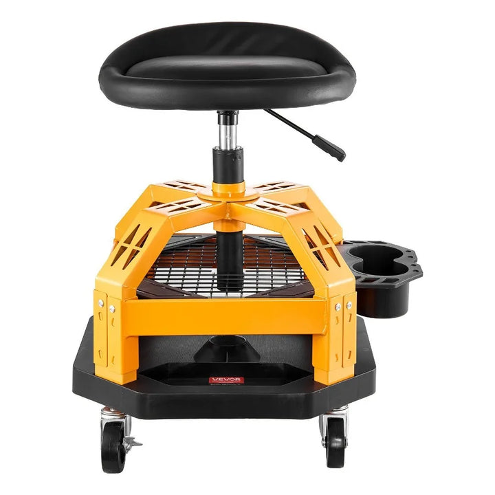 Rolling Shop Stool HeavyDuty Garage Work Seat 300 lbs Load with Caster