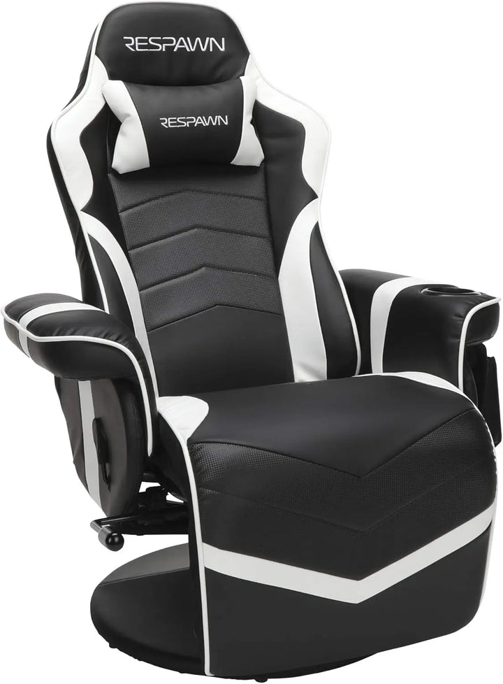 900 Gaming Chair with Footrest Recliner Racing Style High Back PC Computer Desk Office Chair - 360 Swivel, Comfortable Headrest