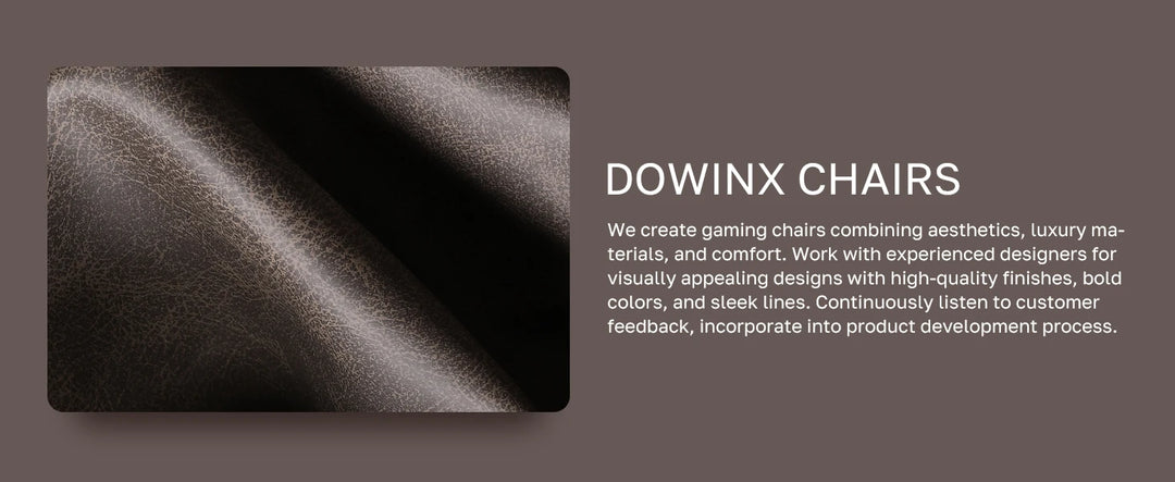 Dowinx Gaming Chair Breathable PU Leather Gamer Chair with Pocket Spring Cushion, Ergonomic Computer Chair with Lumbar Support