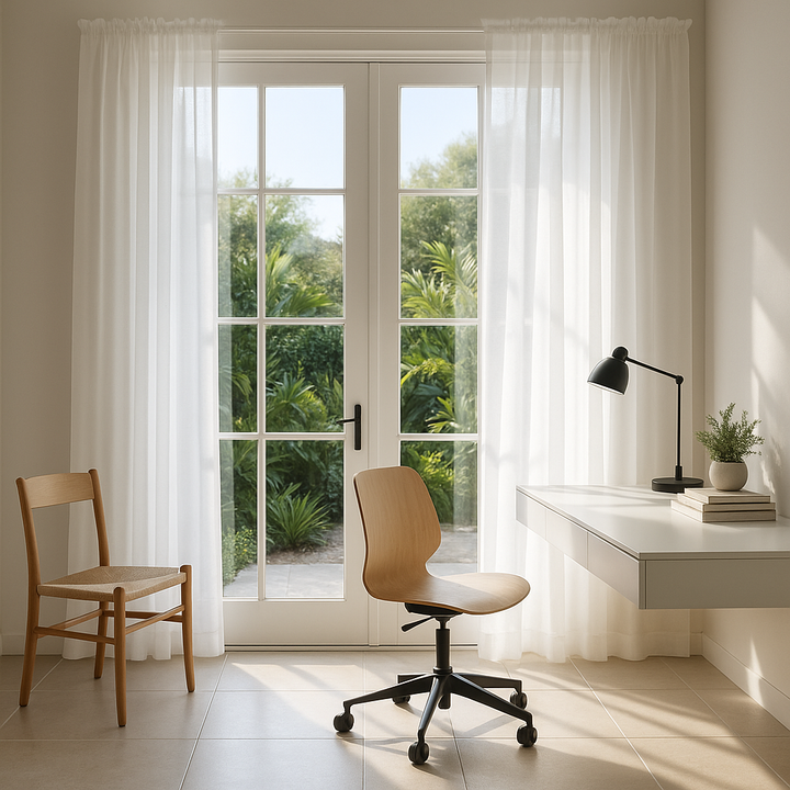 Sheer Curtains Set