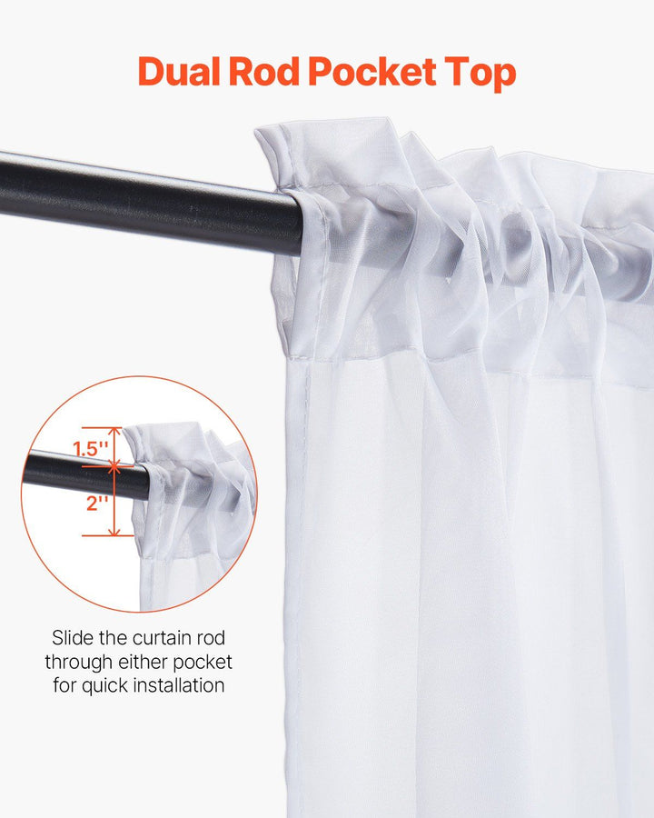 Sheer Curtains Set