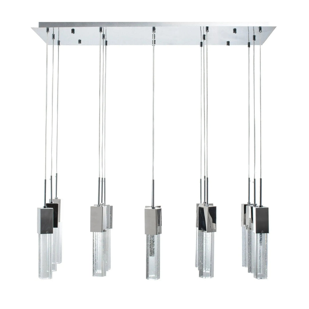 Short Crystal Sparkling Night Chandelier 15 Light